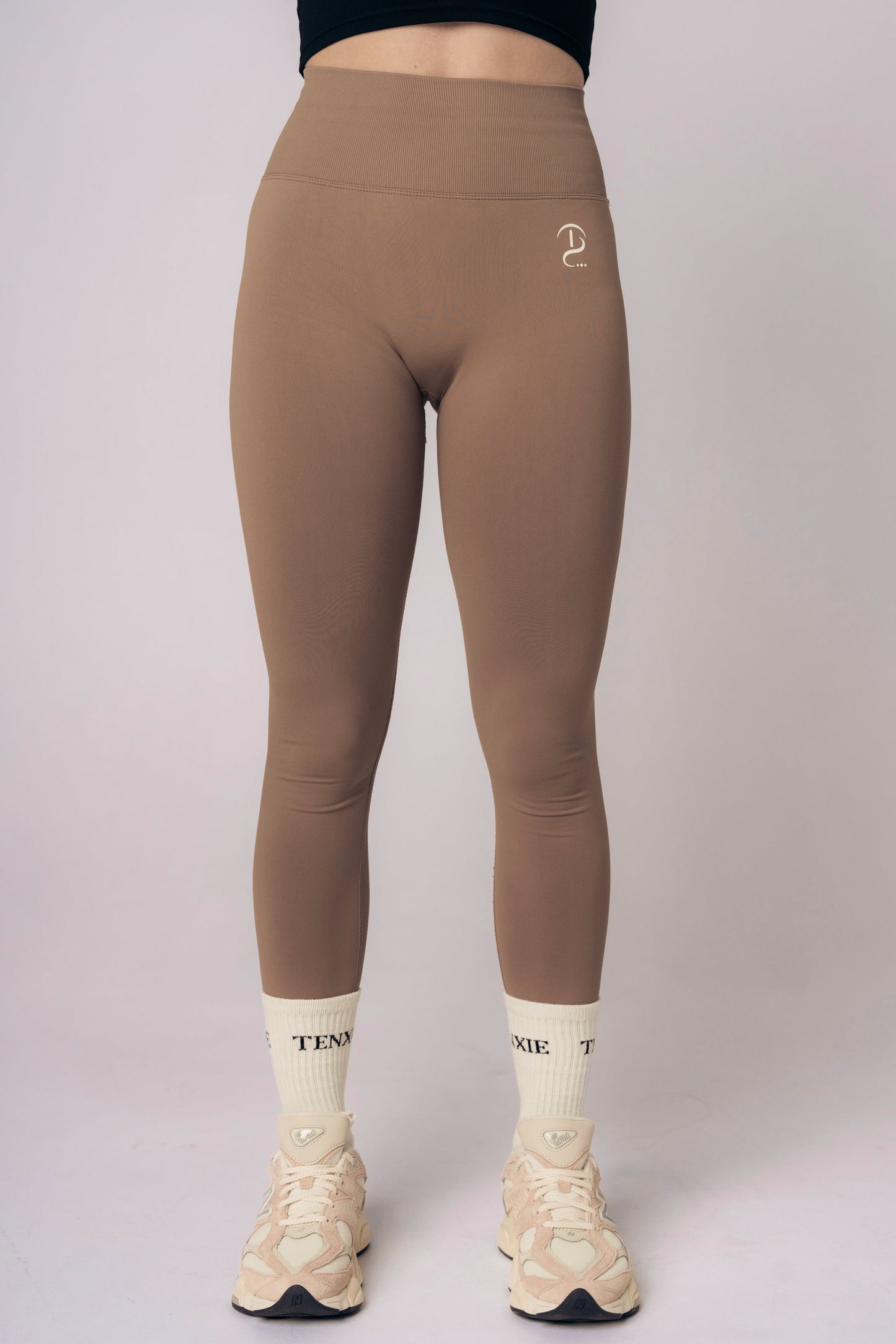 Gym Scrunch Leggings Caramel Beige