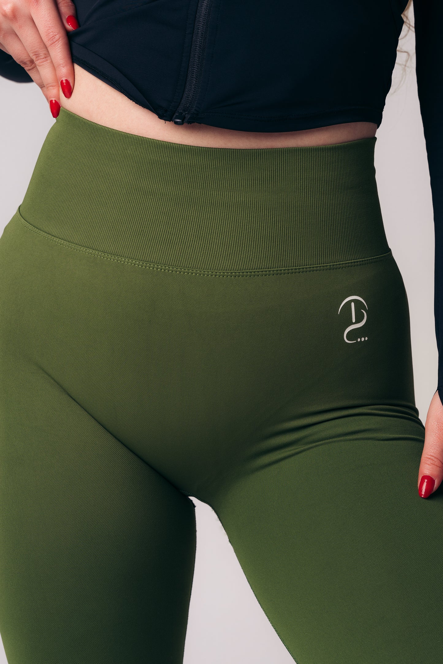 Gym Scrunch Leggings Dark Green