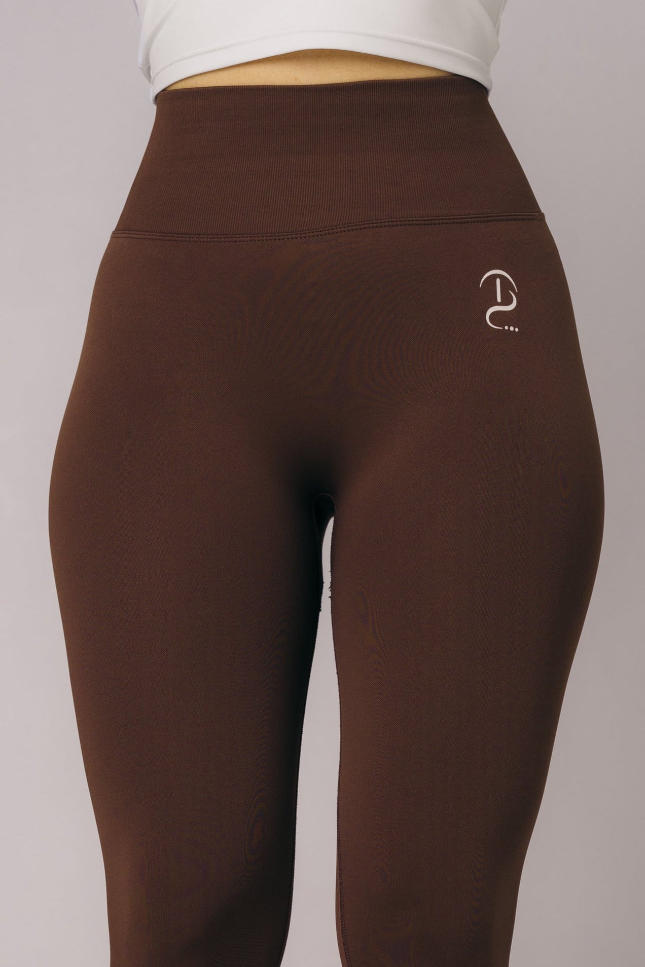 Gym Scrunch Leggings Dark Brown