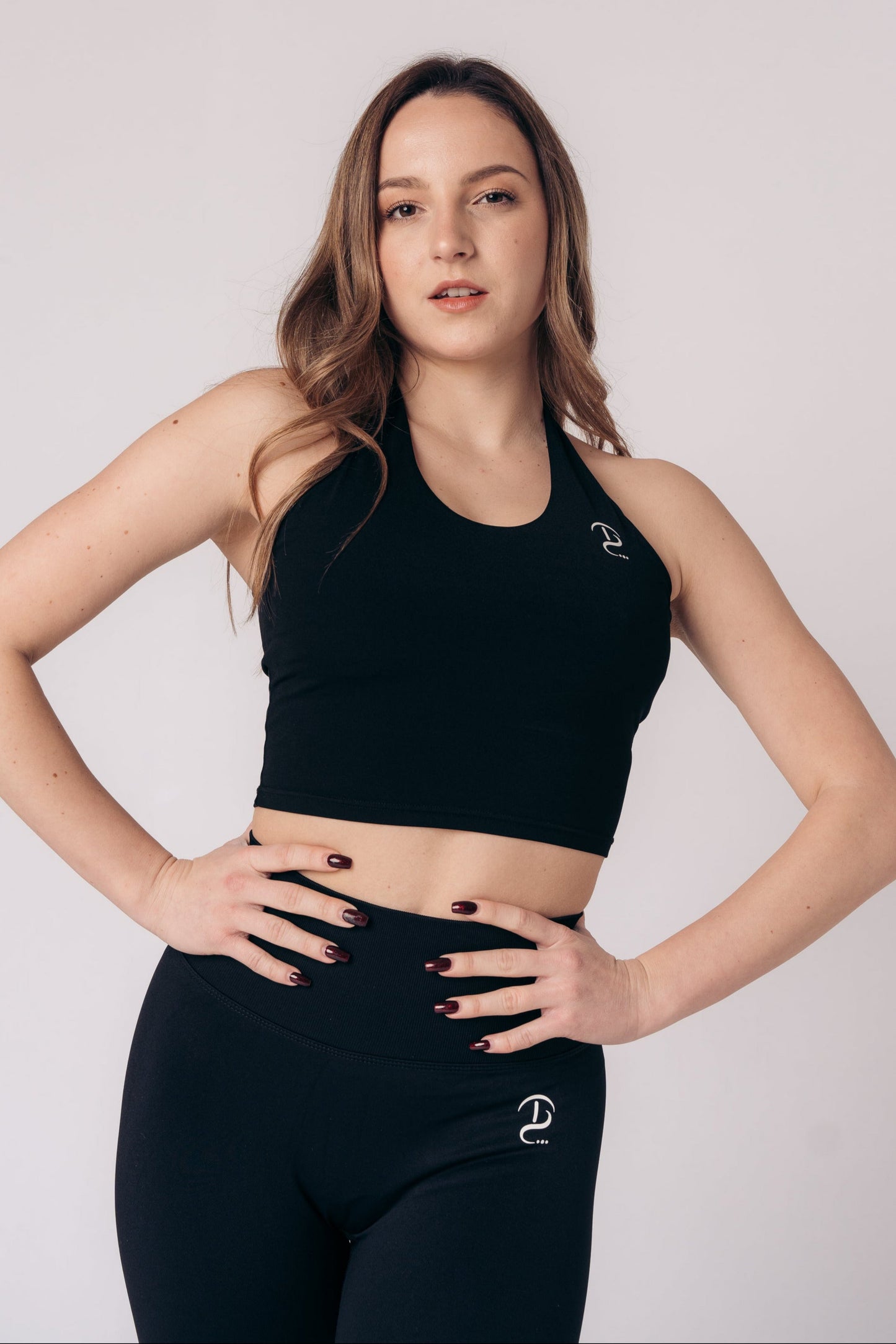 Halter Neck Top Black