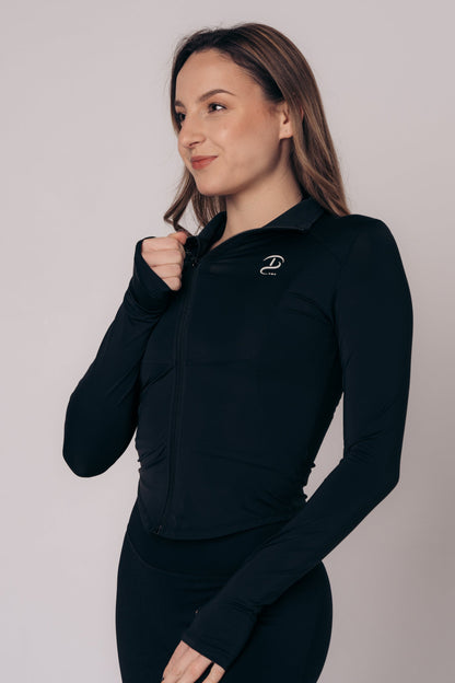 UV protection gym jacket running jogging, V-cut