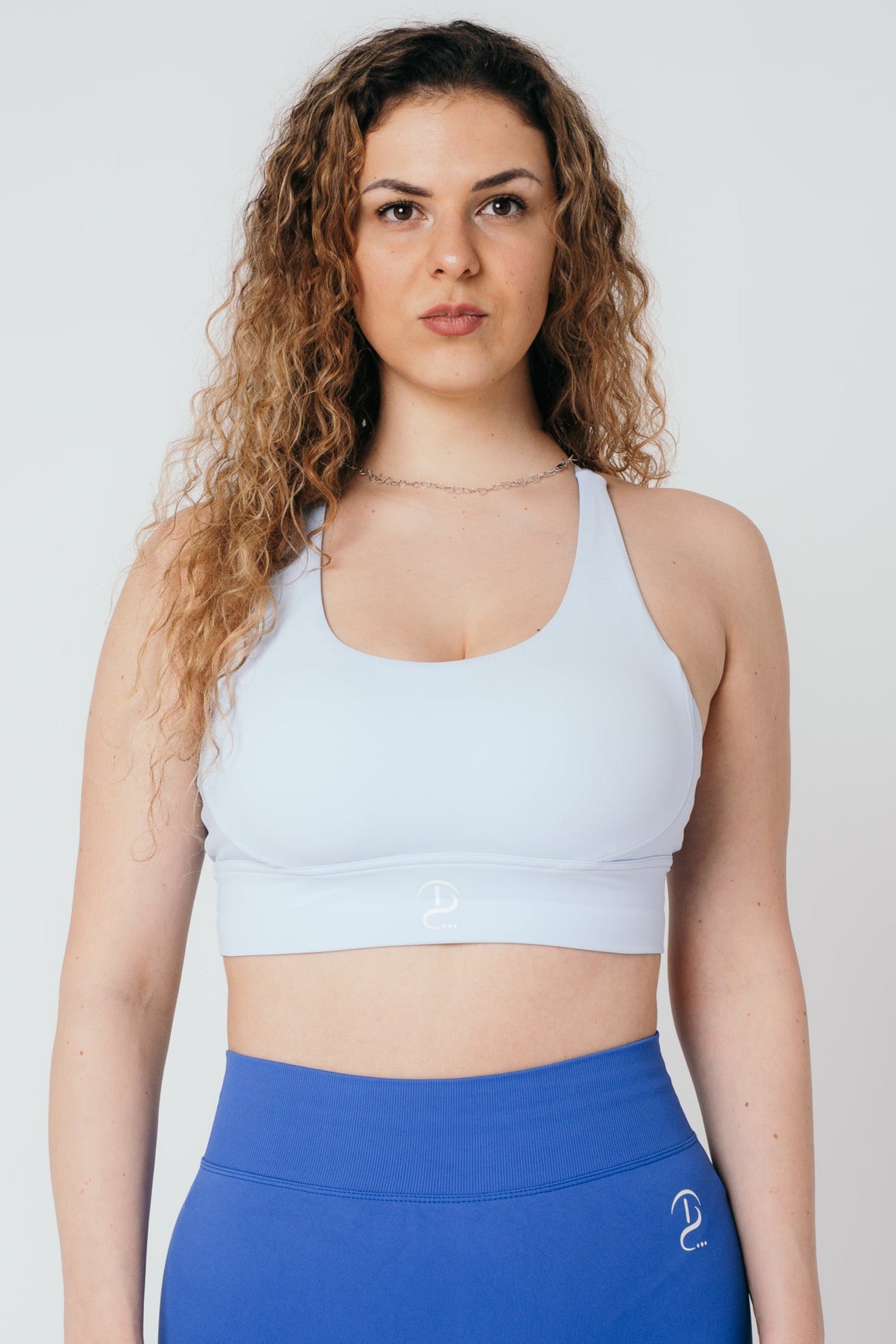 Sports bra light blue