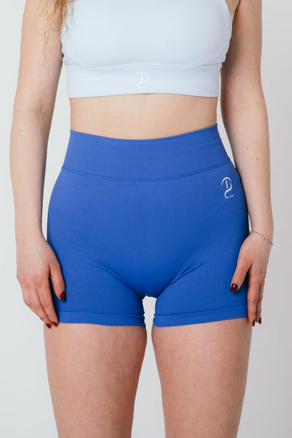 Essence Scrunch Shorts in Cobalt